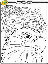 Coloring Pages Patriotic Crayola Printable Adult Summer July Fourth Independence Color Sheets Eagle Adults Happy Colouring Kids Print Book Getcolorings sketch template