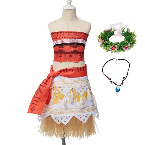 buy vogueon girls moana costume summer mother and