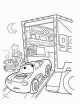 Coloring Pages Cars Disney Box Off Mcqueen Mac Printable Kids Christmas sketch template
