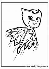 Pj Owlette Pjmasks Iheartcraftythings sketch template