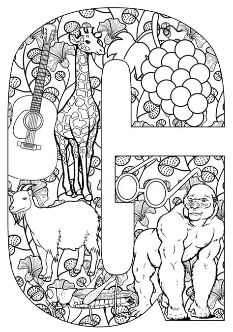 simplicity  letter  coloring pages
