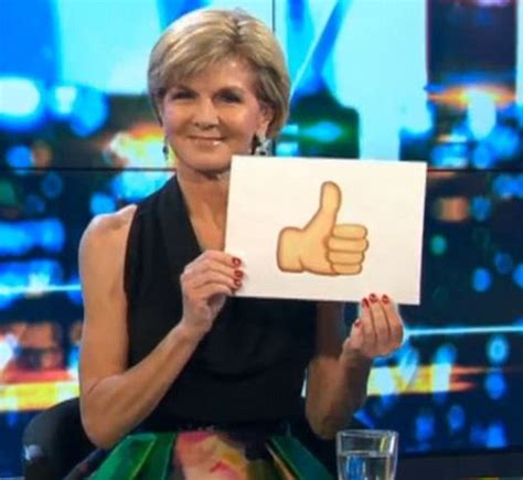 Julie Bishop Says She Has Absolutely No Concerns About