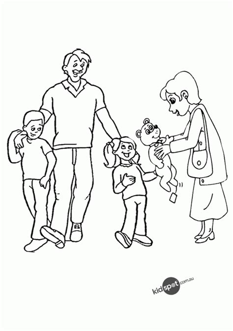 pics  family coloring pages  preschool family coloring