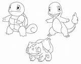 Lineart Iniciais Pokemons Animemaniaco sketch template