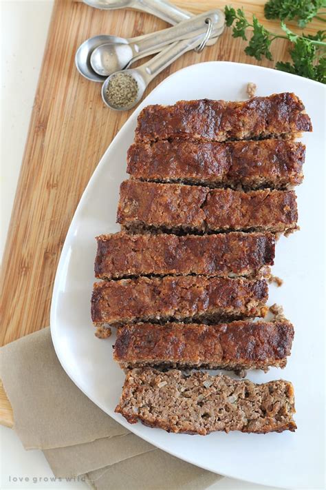 extra beefy meatloaf classic recipes  ground beef popsugar food photo