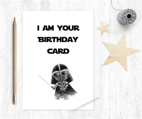 printable birthday cards star wars printable templates