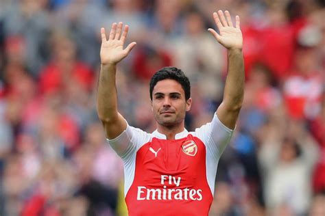 mikel arteta tears arsenal captain bids emotional farewell to fans by