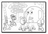 Coloring Jungle Junction Pages Popular Library sketch template