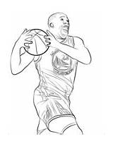 Coloring Nba Pages Draymond Green sketch template
