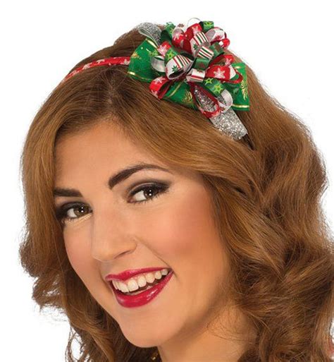 christmas hairbows headbands  kids girls  xmas hair accessories modern fashion