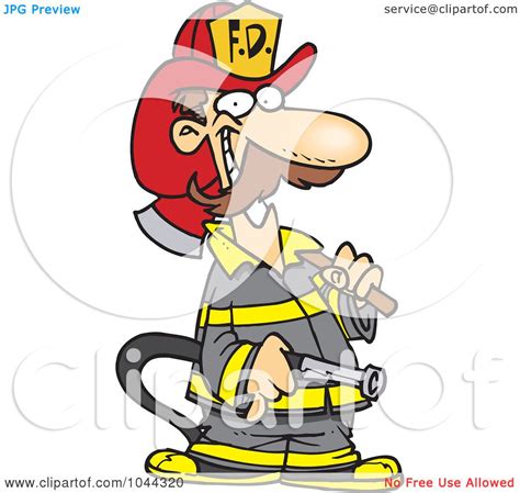 Royalty Free Rf Clip Art Illustration Of A Cartoon Fire