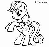 Pony Little Shimmer Coloring Pages Sunset Da Getdrawings Salvato sketch template