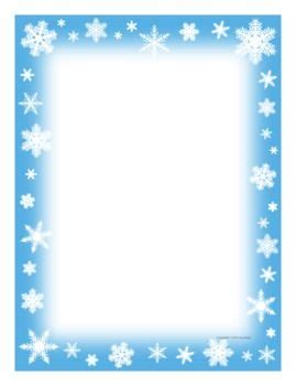 winter page border clipart   cliparts  images