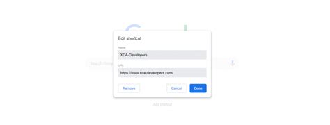 google chromes  tab page     customize shortcuts