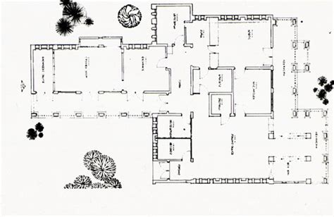 mandera post office bw drawing floor plan archnet