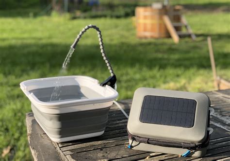 north american clean energy portable solar powered water purifier  sanitation system