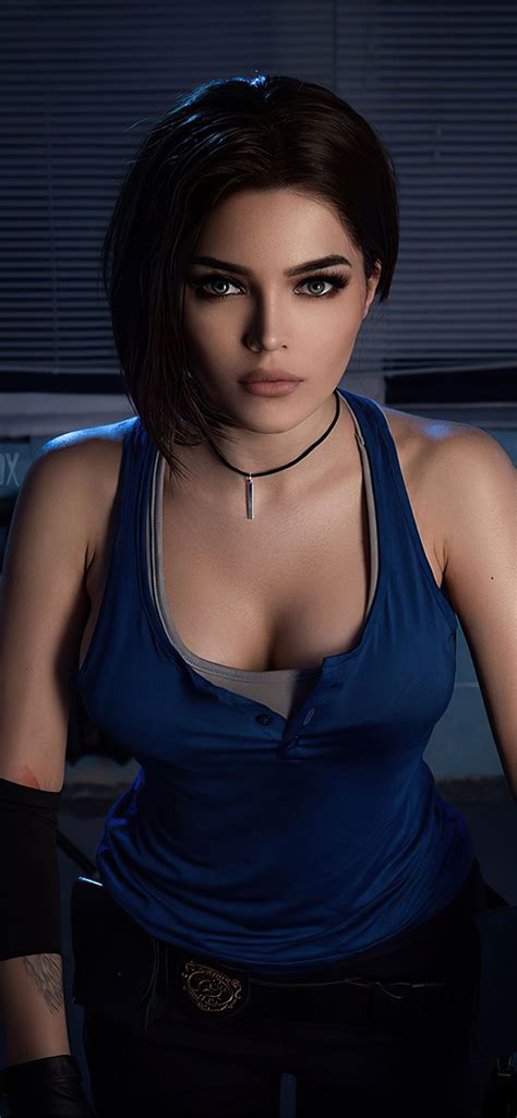 Jill Resident Evil Cosplay Iphone 12 Wallpapers Free Download