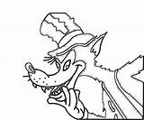 Wolf Bad Big Face Coloring Pages sketch template