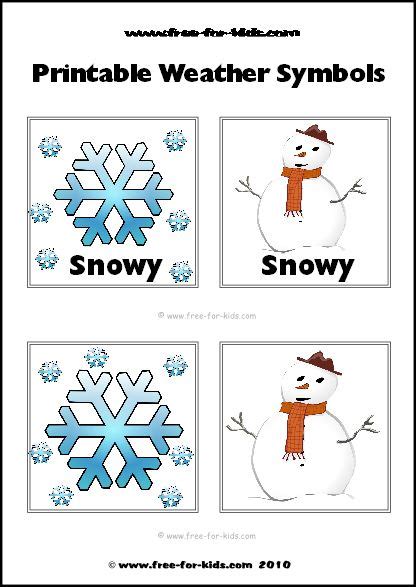 printable weather symbols weather symbols weather symbols  kids