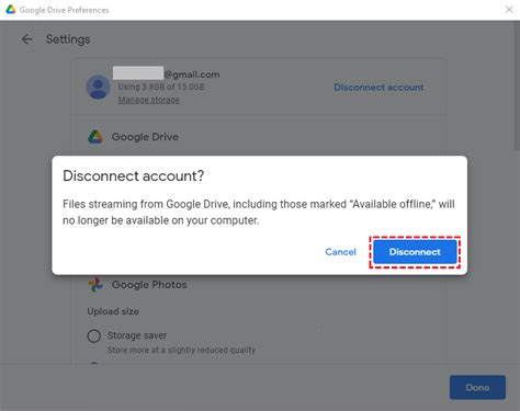 change google drive account  desktop  phone