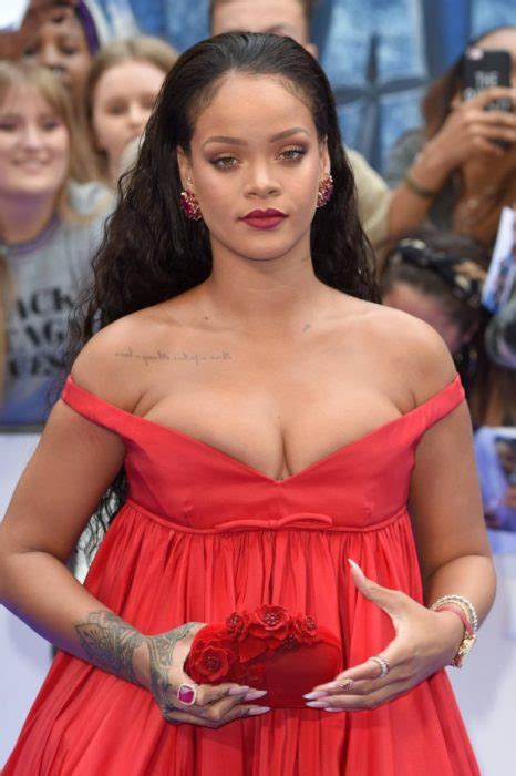 american singer rihanna strikes s exy post in new nude