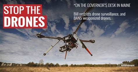 governors desk maine bill restricting government   drones tenth amendment center