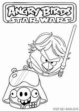 Dart Angry Luke Vader sketch template