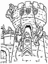 Coloring Pages Knights Castles Printable Kids Boys Bright Colors Favorite Choose Color sketch template