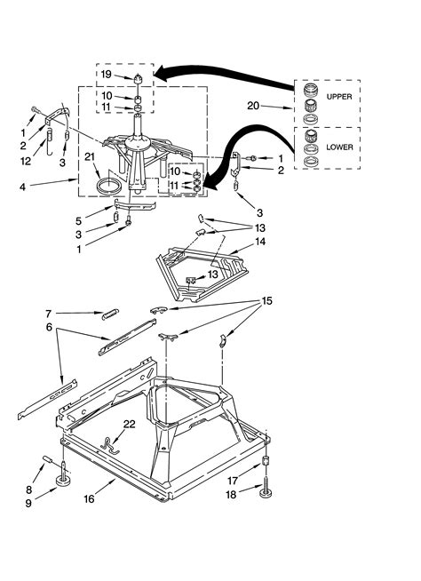 machine base parts diagram parts list  model mvwcesww maytag parts washer parts