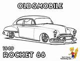 Coloring Hot Pages Rod Print Car Cars Muscle Popular sketch template
