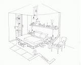Bedroom Coloring Interior Pages Girls Architecture Girl Buildings Printable Teenage Awesome Size Large Cool Popular Coloringbay Coloringhome 28kb 832px 1024 sketch template