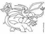 Coloring Pages Salamence Pokemon Flygon Kirlia Getdrawings sketch template