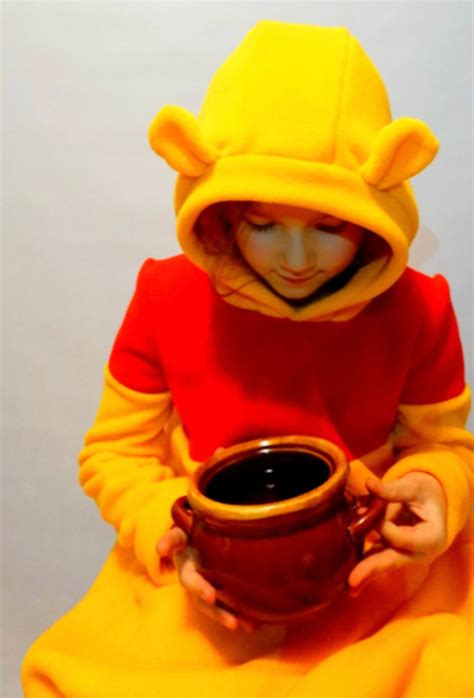 winnie  pooh costume  kids handmade costume etsy
