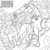 Scoob Onlinecoloringpages Doo Scrappy sketch template
