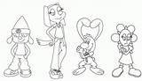Brandy Mr Parappa Coloring Whiskers Pages Cacti Lineart Deviantart Popular sketch template