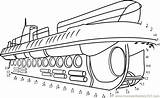 Submarine Marin Expedition Connectthedots101 Coloriages sketch template