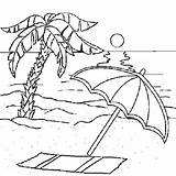 Tropical Beach Coloring Pages Getdrawings sketch template