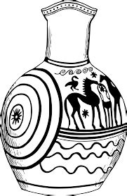 ancient greek vase template ile ilgili goersel sonucu antika