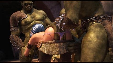 3d Babes Destroyed By Brutal Orcs
