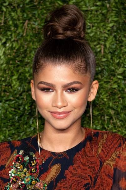 messy bun hairstyle trend celebrity hair glamour uk