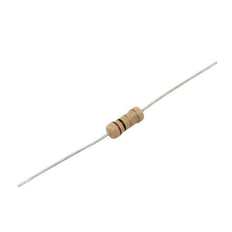 yageo  ohm carbon film resistor  mw    axial leads pack