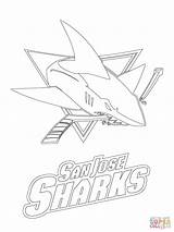 Sharks Hockey Nhl Coloriage Lnh Avalanche Colorado Colorier Edmonton Oilers Supercoloring Sheets Learny Columbus Sports sketch template