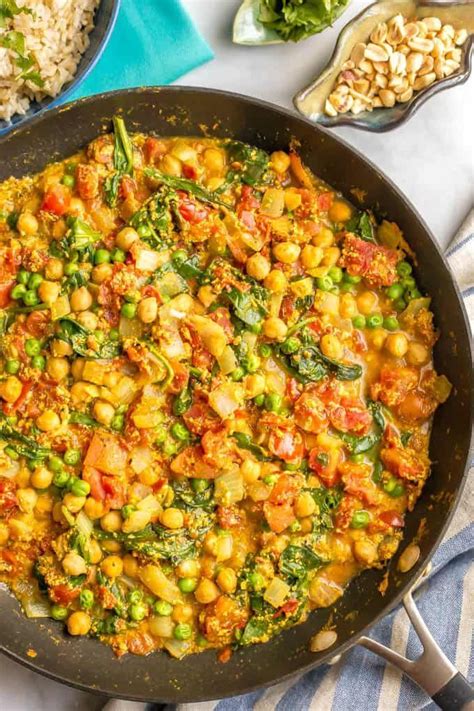 quick  easy vegetarian curry  minutes recipe quick