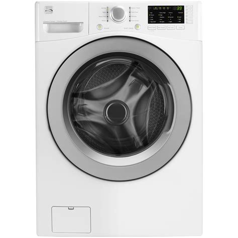 kenmore   cu ft front load washer white