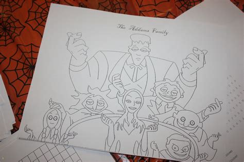 addams family coloring pages divyajanan