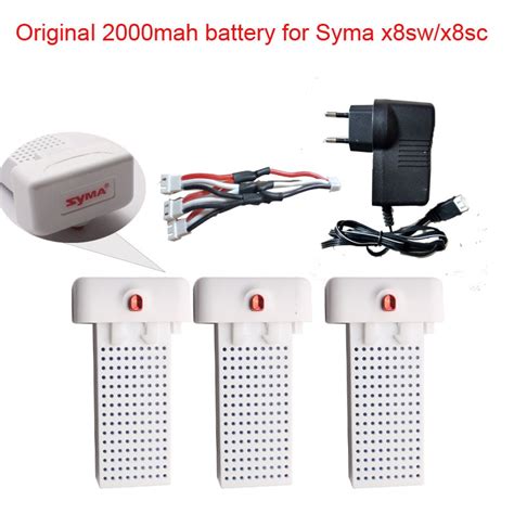 original syma xsw xsc  pro battery ultra high capacity  mah battery rc drone