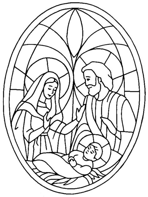 nativity scene bible christmas story coloring pages  place