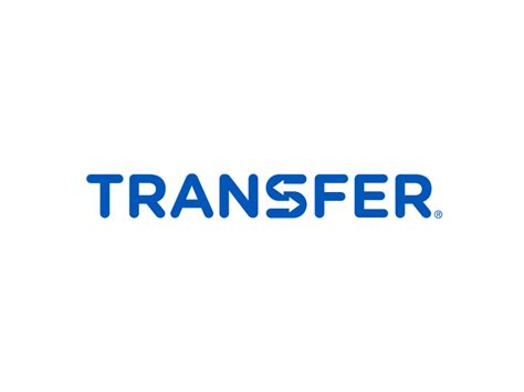 transfer logo design  paulius kairevicius  dribbble