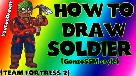 How To Draw Soldier From Team Fortress 2 Youcandrawit ツ