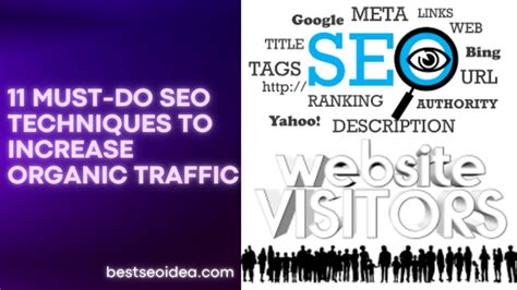 11 Must Do Seo Techniques To Increase Organic Traffic To Your Site